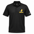 Michigan Tech Stealie Premium Unisex Polo — Design: Michigan Tech — Black