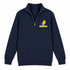 Michigan Tech Stealie Premium Unisex Quarter-Zip — Design: Michigan Tech — Navy
