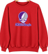 Middle Georgia Stealie Premium Unisex Crewneck — Design: Middle Georgia State University — Red