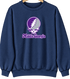 Middle Georgia Stealie Premium Unisex Crewneck — Design: Middle Georgia State University — Navy