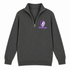 Middle Georgia Stealie Premium Unisex Quarter-Zip — Design: Middle Georgia State University — Charcoal