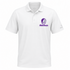 Middle Georgia Stealie Premium Unisex Polo — Design: Middle Georgia State University — White