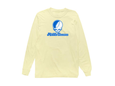 Middle Tennessee Stealie Premium Unisex Long-Sleeve — Design: Middle Tennessee State University — Butter