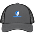 Middle Tennessee Stealie Premium Unisex Trucker Cap — Design: Middle Tennessee State University — Charcoal/Black