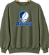 Middlebury Stealie Premium Unisex Crewneck — Design: Middlebury College — Military Green