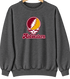 Midwestern Stealie Premium Unisex Crewneck — Design: Midwestern State University — Dark Heather