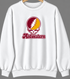 Midwestern Stealie Premium Unisex Crewneck — Design: Midwestern State University — White