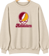 Midwestern Stealie Premium Unisex Crewneck — Design: Midwestern State University — Sand