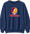 Midwestern Stealie Premium Unisex Crewneck — Design: Midwestern State University — Navy