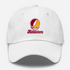 Midwestern Stealie Premium Unisex Dad Hat — Design: Midwestern State University — White