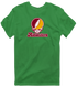 Midwestern Stealie Premium Unisex T-Shirt — Design: Midwestern State University — Irish Green