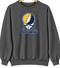 Milwaukee Baseball Stealie Grateful Dead Crewneck — Milwaukee Brewers — Dark Heather