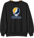 Milwaukee Baseball Stealie Grateful Dead Crewneck — Milwaukee Brewers — Black