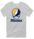 Milwaukee Baseball Stealie Grateful Dead T-Shirt — Milwaukee Brewers — Sport Grey