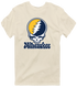 Milwaukee Baseball Stealie Grateful Dead T-Shirt — Milwaukee Brewers — Sand