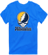Milwaukee Baseball Stealie Grateful Dead T-Shirt — Milwaukee Brewers — Royal