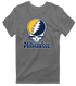 Milwaukee Baseball Stealie Grateful Dead T-Shirt — Milwaukee Brewers — Charcoal