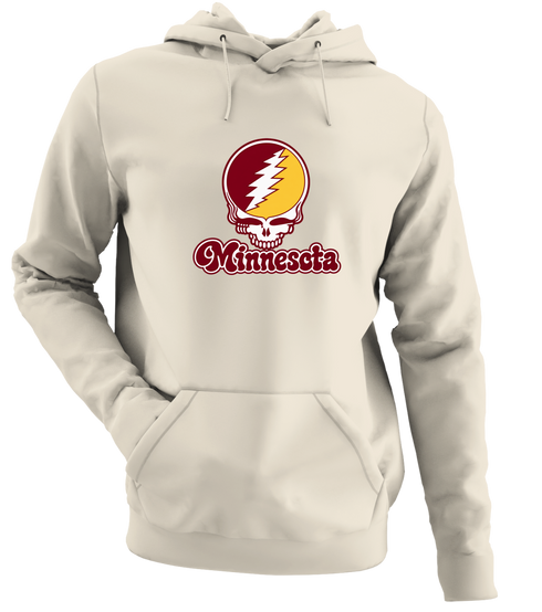 Minnesota Stealie Premium Unisex Hoodie — Design: Minnesota Duluth University of — Sand