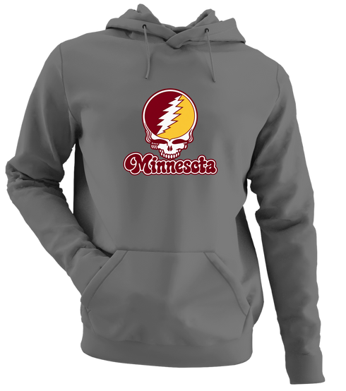 Minnesota Stealie Premium Unisex Hoodie — Design: Minnesota Duluth University of — Charcoal