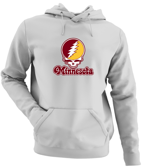 Minnesota Stealie Premium Unisex Hoodie — Design: Minnesota Duluth University of — Sport Grey