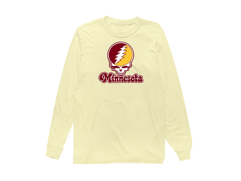 Minnesota Stealie Premium Unisex Long-Sleeve — Design: Minnesota Duluth University of — Butter