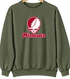 Minnesota Stealie Premium Unisex Crewneck — Design: Minnesota State University Moorhead — Military Green