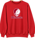 Minnesota Stealie Premium Unisex Crewneck — Design: Minnesota State University Moorhead — Red