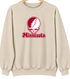 Minnesota Stealie Premium Unisex Crewneck — Design: Minnesota State University Moorhead — Sand