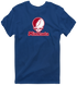 Minnesota Stealie Premium Unisex T-Shirt — Design: Minnesota State University Moorhead — Navy