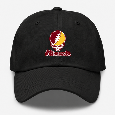 Minnesota Stealie Premium Unisex Dad Hat — Design: Minnesota University of — Black