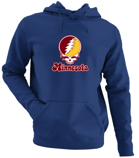 Minnesota Stealie Premium Unisex Hoodie — Design: Minnesota University of — Navy
