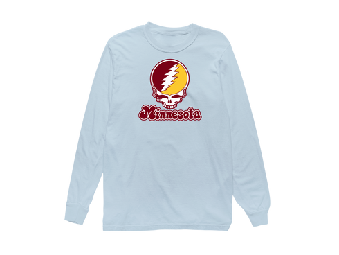 Minnesota Stealie Premium Unisex Long-Sleeve — Design: Minnesota University of — Chambray