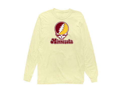 Minnesota Stealie Premium Unisex Long-Sleeve — Design: Minnesota University of — Butter