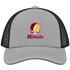Minnesota Stealie Premium Unisex Trucker Cap — Design: Minnesota University of — Heather Grey/Black