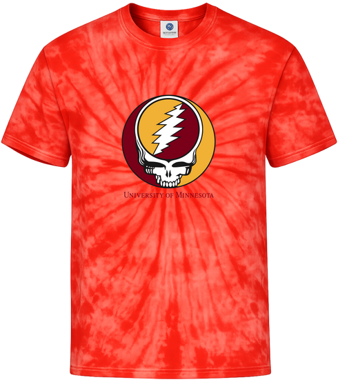 University of Minnesota Stealie Tie-Dye T-Shirt
