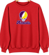 Minnesota Stealie Premium Unisex Crewneck — Design: Minnesota State University Mankato — Red