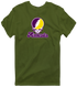 Minnesota Stealie Premium Unisex T-Shirt — Design: Minnesota State University Mankato — Military Green