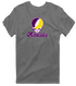 Minnesota Stealie Premium Unisex T-Shirt — Design: Minnesota State University Mankato — Charcoal