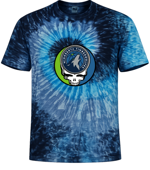 Minnesota Timberwolves Stealie Tie-Dye T-Shirt