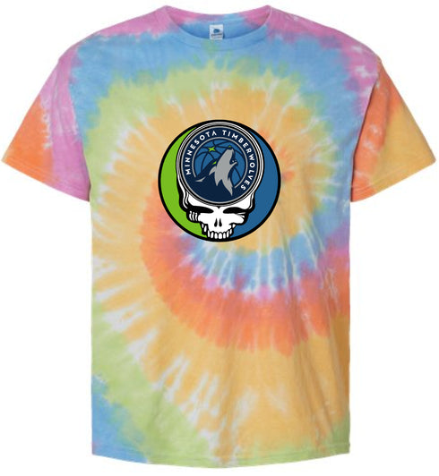 Minnesota Timberwolves Stealie Tie-Dye T-Shirt