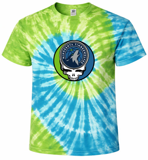 Minnesota Timberwolves Stealie Tie-Dye T-Shirt