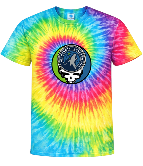 Minnesota Timberwolves Stealie Tie-Dye T-Shirt