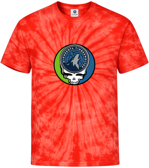 Minnesota Timberwolves Stealie Tie-Dye T-Shirt