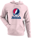 Minnesota Baseball Stealie Grateful Dead Hoodie — Minnesota Twins — Light Pink