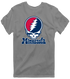 Minnesota Baseball Stealie Grateful Dead T-Shirt — Minnesota Twins — Dark Heather