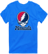 Minnesota Baseball Stealie Grateful Dead T-Shirt — Minnesota Twins — Royal