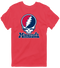 Minnesota Baseball Stealie Grateful Dead T-Shirt — Minnesota Twins — Heather Red