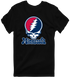 Minnesota Baseball Stealie Grateful Dead T-Shirt — Minnesota Twins — Black