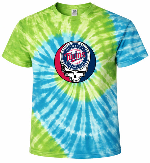 Minnesota Twins Stealie Tie-Dye T-Shirt