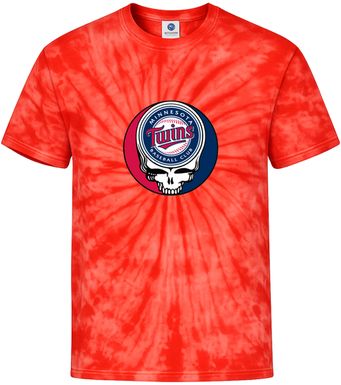 Minnesota Twins Stealie Tie-Dye T-Shirt
